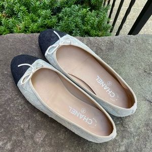 Chanel Classic Lace Ballet Flats